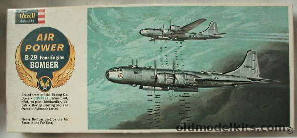 Revell 1/135 Boeing B-29 Superfortress Bomber 'Air Power' Series, H141-130 plastic model kit